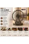 Büyük Metal Dönme Dolap Biblosu (Krom & Bakır)-5