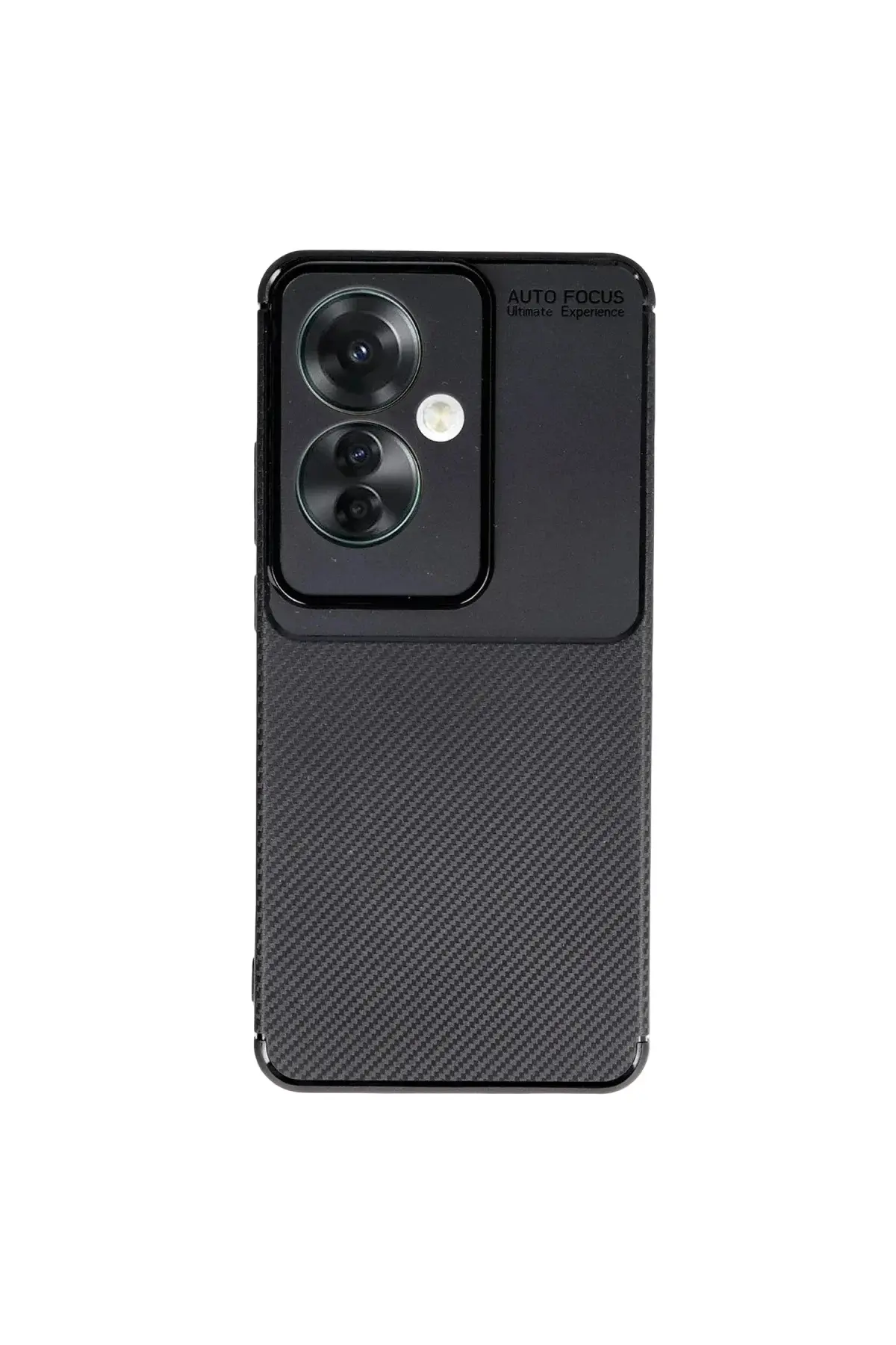 Oppo Reno 11F Kılıf Auto Focus Karbon Kapak - Siyah
