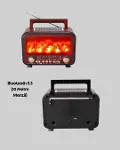 Solar Şarjlı Şöne Işıklı Bluetooth Hoparlör – Radyo, USB, TF Kart Destekli-6