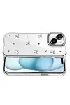 Apple iPhone 15 Fiyonk Desenli Kapak - Desen 5-3