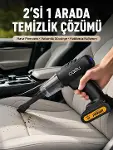 Kablosuz Araç El Süpürgesi Hava Pompası Kombinasyon-1