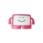Samsung Galaxy X610 Tab S9 Fe Plus 12.4 Karakter Tablet Silikon - Pembe-1