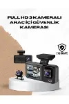 Wi-Fi Bağlantılı Full HD Araç Kamera Seti 3 Kameralı Park Koruma ve Döngü Kayıt-1