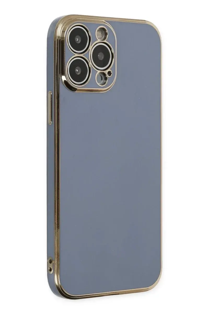 Apple iPhone 14 Pro Kılıf Volet Silikon - Mavi