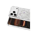 Onegif Apple İphone 17 Pro sk Simli Magsafe Kapak - Desen 2-2