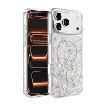 Onegif Apple İphone 17 Pro sk Simli Magsafe Kapak - Desen 2-1