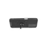 Samsung Galaxy M14 5g Kılıf Pars Lens Yüzüklü Silikon - Siyah-5