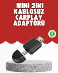 Kablosuz CarPlay Dönüştürücü – Akıllı Tak & Çalıştır Araç Adaptörü-1