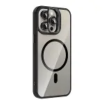 Joko Apple İphone 15 Pro Max Rem Lensli Magsafe Standlı Kapak - Siyah-2