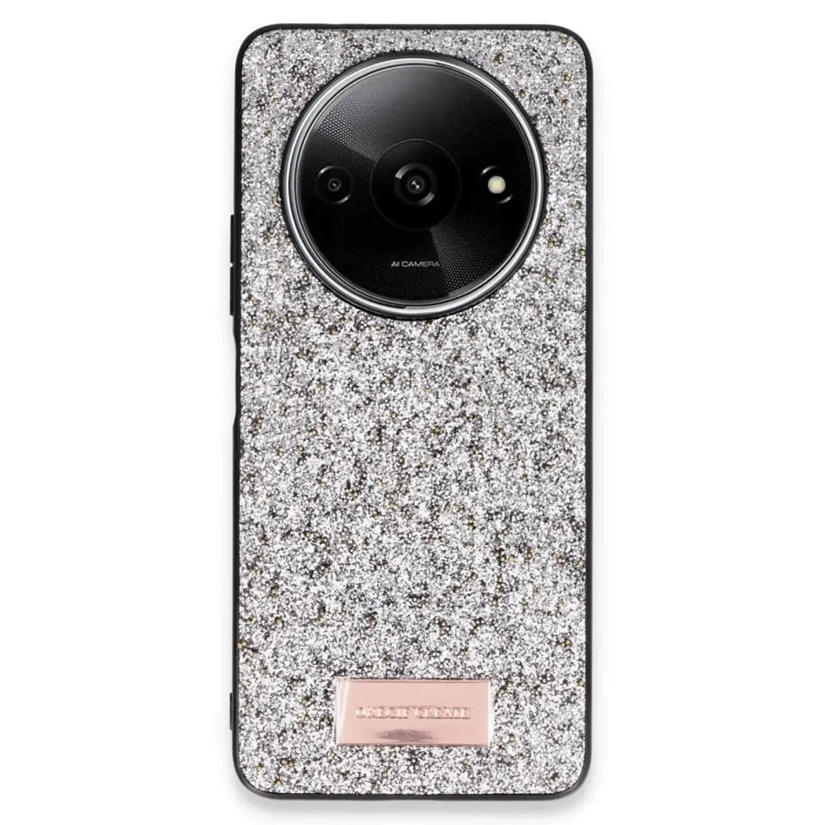 Onegif Xiao Red A3 4g Bright Simli Kapak - Gümüş