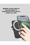 15W Kablosuz Şarj Destekli MagSafe Araç Tutucu Havalandırma Klipsli-2