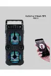 Bluetooth Bağlantılı Taşınabilir Hoparlör – LED Işıklı, FM Radyolu, Mikrofon Girişli-2