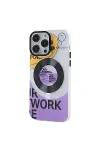 Apple iPhone 14 Pro Kılıf Apollo Magneticsafe Desenli Kapak - Apollo Şeffaf - 6-2