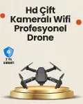 Yükseklik Sabitlemeli Katlanabilir Drone 1080P 4K Kamera Seçenekli-1