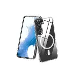 Samsung Galaxy S23 Plus Kılıf Magneticsafe Şeffaf Silikon - Şeffaf-3