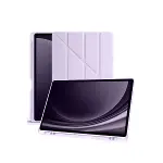 Samsung Galaxy X610 Tab S9 Fe Plus 12.4 Kılıf Kalemlikli Mars Tablet Kılıfı - Lila-3
