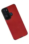 Tecno Pova Neo Kılıf Loop Deri Silikon - Kırmızı-3