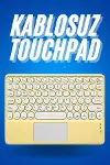 Bluetooth Touchpad Klavye Ultra İnce Taşınabilir Q Klavye Yeni Nesil-2