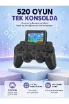 S10 Retro Oyun Konsolu Taşınabilir 2.8 İnç Ekran Ergonok Nostalji Yeni Nesil-1