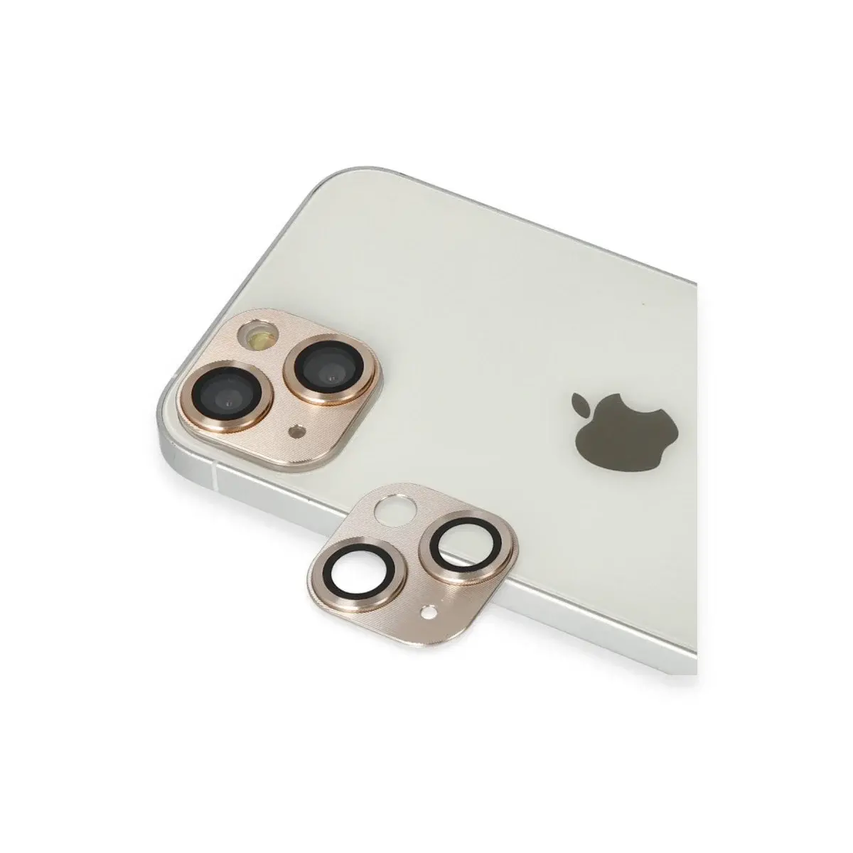 Apple İphone 13 Pers Alünyum Kamera Lens - Gold