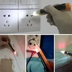 Elektrik Kaçak Dijital Kontrol Kale Cihazı -Dedektörlü Temassız Işıklı Kablo Voltaj Test-3