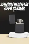 Erkeklere Özel Hediyelik Eşya Metalik Benzinli Çakmak Doldurulabilir-2