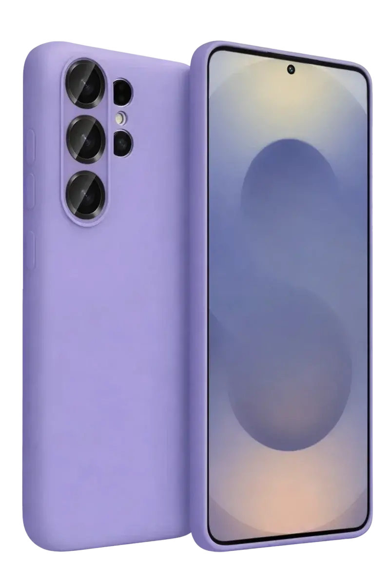 Samsung Galaxy S26 Ultra Nano içi Kadife Silikon - Lila