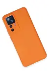 Xiao 12T Pro Kılıf Nano içi Kadife Silikon - Turuncu-3