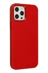 Apple iPhone 12 Pro Max Kılıf Asya Deri Silikon - Kırmızı-2