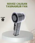 100 Kademeli Ayarlanabilir Mini Fan | Dijital Ekranlı Serinletici-1
