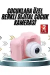 Çocuklara Özel Fotoğraf Ve Video Çeken Mini Çok Renkli Fotoğraf Makinesi-2