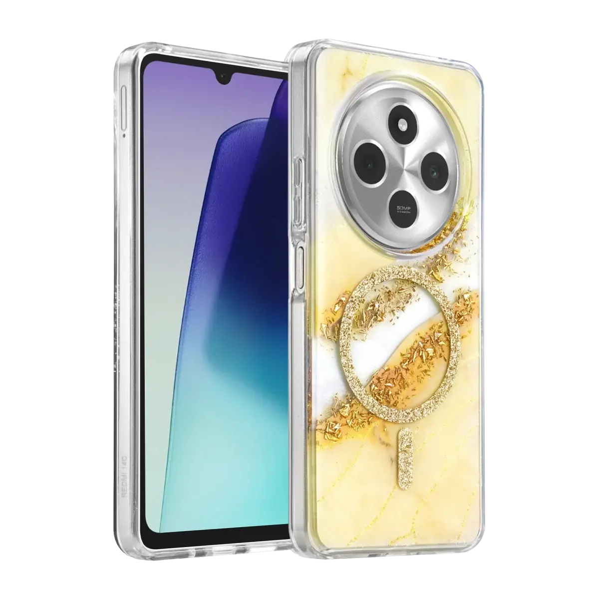 Onegif Xiao Red 14c Lotus Simli Magsafe Kapak - Gümüş