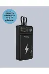 Powerbank Hızlı Şarj 10000 mAh Dahili Kablo Yeni Nesil-4
