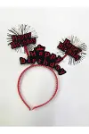 Happy Birthday Neon Renk Doğum Günü Tacı 12 Adet-3