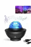 Masa ve Gece Lambası Renkli Projektör Işıklı Disko Topu Bluetooth Hoparlör-1
