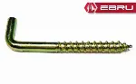Vidalı Korniş Çivi No:6 - 4x60 - 10 Adet-1