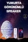 Yumurta Şeklinde Su Dalgalı Bluetooth Speaker Lamba Renkli Şarjlı-1