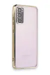 Samsung Galaxy S20 FE Kılıf Razer Lensli Silikon - Gold-1