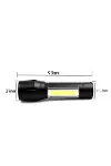 Mini Çok Güçlü Şarjlı El Feneri (xpe-cob Led ) Wt-030-3