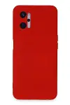 Realme 9i 4G Kılıf Nano içi Kadife Silikon - Kırmızı-1