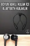 Kablolu Boyun Askılı Dijital Göstergeli Bluetooth Kulaklığı 60 Saat-2