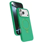 Apple İphone 17 Pro Max Regal Magsafe Standlı Kapak - Yeşil-1