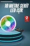 10M Şerit Led İç Mekan Renkli Rgb Şerit Led Kumandalı-2