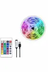 10M Şerit Led İç Mekan Renkli Rgb Şerit Led Kumandalı-4