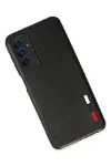 Samsung Galaxy M13 Kılıf Loop Deri Silikon - Siyah-2