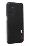 Samsung Galaxy M13 Kılıf Loop Deri Silikon - Siyah-3