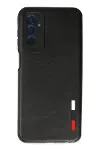 Samsung Galaxy M13 Kılıf Loop Deri Silikon - Siyah-1