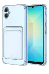 Samsung Galaxy A07 4G Kart Şeffaf Silikon - Şeffaf-1