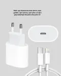 Yeni Nesil 20W USB-C Hızlı Şarj Cihazı iOS Tam Uyumlu-3