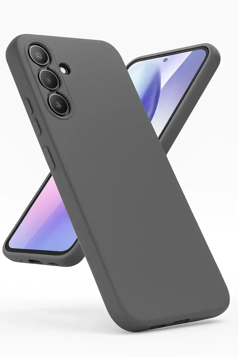 Samsung Galaxy A24 4G Kılıf First Silikon - Gri